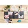 Exacompta 16801E Set scrapbooking avec album photo 32x22 cm SCRAP ADDICT Noir