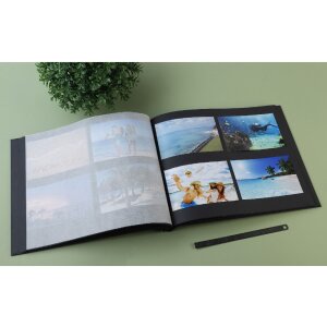 Exacompta 16985E Album photo ARAMY 37x29 cm 40 pages noir