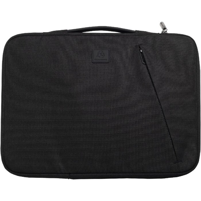 Exacompta Pochette pour ordinateur portable 13-14 Business Noir recyclé avec poche frontale