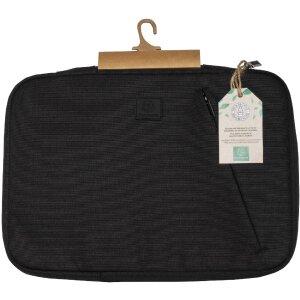 Exacompta Pochette pour ordinateur portable 13-14 Business Noir recyclé avec poche frontale