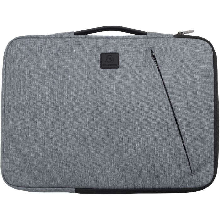 Exacompta Sacoche pour ordinateur portable 15-16 pouces Business Gris polyester recyclé rPET