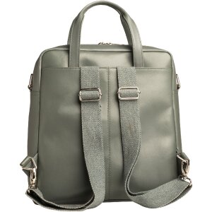 Exacompta 17236E Sac à dos pour ordinateur portable Lady Exactive Cuir 33x35x16 cm Gris 14 pouces