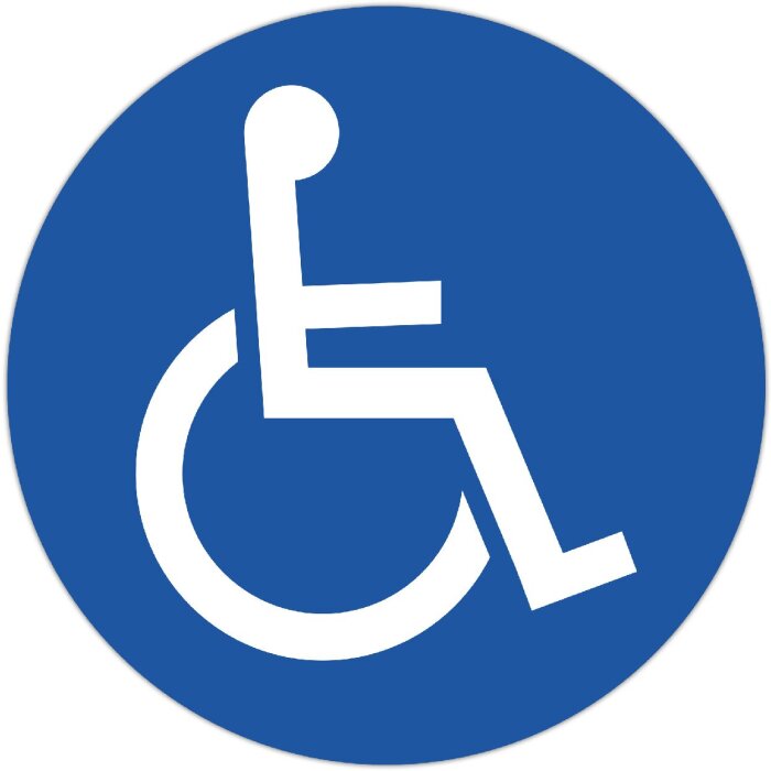 Panneau de signalisation Parking pour personnes handicapées/cartes dinvalidité