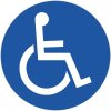 Panneau de signalisation Parking pour personnes handicapées/cartes dinvalidité