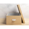 Exacompta 79602E Set de 3 boîtes de rangement Office by me Beige