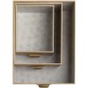 Exacompta 79602E Set de 3 boîtes de rangement Office by me Beige