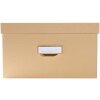 Exacompta 79602E Set de 3 boîtes de rangement Office by me Beige