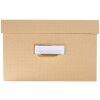 Exacompta 79602E Set de 3 boîtes de rangement Office by me Beige