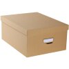 Exacompta 79602E Set de 3 boîtes de rangement Office by me Beige