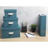 Exacompta 79603E Set de 3 boîtes Office by Me bleu-vert