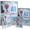 Exacompta 8194358D Cadre pour affiches murales A1 Aluminium Exacryl Argent