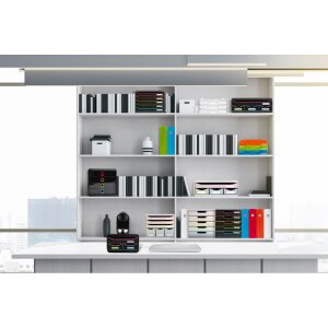 Exacompta 319913D TOOLBOX Module de rangement 4 tiroirs blanc Arlequin