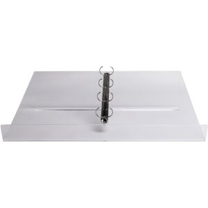 Exacompta 81458D Pupitre de lecture de table A3 avec mécanisme à anneaux cristal