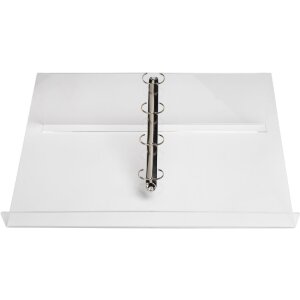 Exacompta 81458D Pupitre de lecture de table A3 avec mécanisme à anneaux cristal