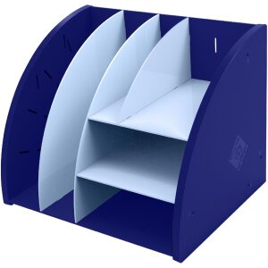 Exacompta 394202D Organiseur de bureau Bee Blue Bleu...