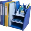 Exacompta 394202D Organiseur de bureau Bee Blue Bleu marine Bleu clair