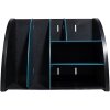 Exacompta 394505D Organiseur de bureau Neo Deco noir bleu vert