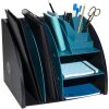 Exacompta 394505D Organiseur de bureau Neo Deco noir bleu vert