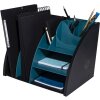 Exacompta 394505D Organiseur de bureau Neo Deco noir bleu vert