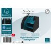 Exacompta 394505D Organiseur de bureau Neo Deco noir bleu vert