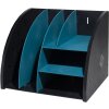 Exacompta 394505D Organiseur de bureau Neo Deco noir bleu vert