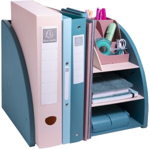 Exacompta 394606D Organiseur de bureau Skandi Bleu Pacifique Nude