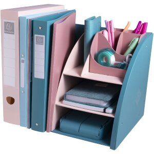 Exacompta 394606D Organiseur de bureau Skandi Bleu Pacifique Nude