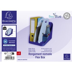 Exacompta 3500383D FLEX BOX Bee Blue Bleu marine Bleu clair