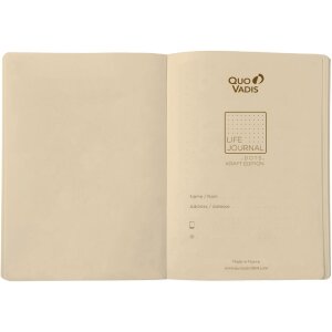 Quo Vadis Life Journal Dots rose clair 15x21cm Clairefontaine Papier Kraft Edition