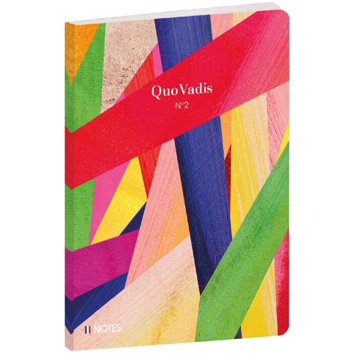 Exacompta Quo Vadis Carnet de notes Iconique Multicolore Ligné 15x21cm