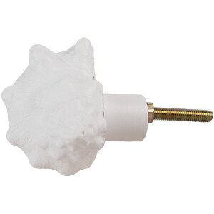 Clayre & Eef 65733 Bouton de porte Coquille Blanc...