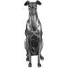 Clayre & Eef 6PR5068 Décoration Chien Couleur argent 20x10x30 cm