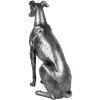 Clayre & Eef 6PR5068 Décoration Chien Couleur argent 20x10x30 cm