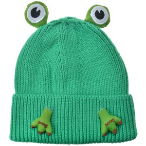 Juleeze JZKCA0005 bonnet enfant vert yeux de grenouille...