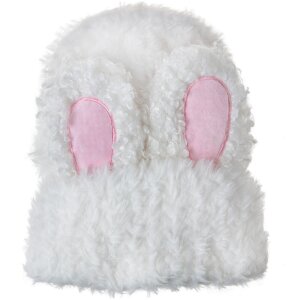 Juleeze JZKCA0010W Bonnet enfant Blanc Oreilles de lapin...