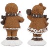 Clayre & Eef 6PR4306 Décoration Bonhomme de pain dépices, set de 2 pièces 2x2x5 cm