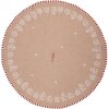 Clayre Eef Torchon Marron Rond Maison en pain dépices Coton 80 cm style campagnard