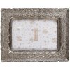 Clayre & Eef 2F1179 Cadre photo 16x2x21 cm Argent Bohème 10x15 cm