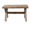 Clayre & Eef 6H2315 Table de plante en bois brun 24x13x14 cm style bohème