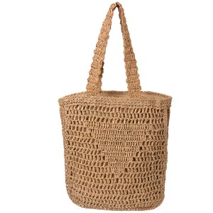 Juleeze Sac de plage Boho marron 36x6x40 cm...