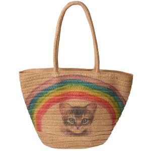 Juleeze JZBG0300 Sac de plage Boho brun 44x27x30 cm...