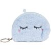 Juleeze JZWA0211 Portefeuille 12x2x14 cm bleu avec motif de visage et porte-clés