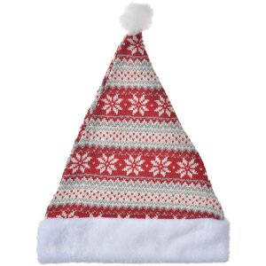 Clayre & Eef 65673 Bonnet de Noël Ø 20x40 cm