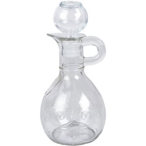 Clayre & Eef 6GL4898 Carafe en verre Ø 8x15 cm...