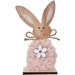 Clayre & Eef 65634 Décoration Lapin 6x4x14 cm