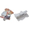 Clayre & Eef 65641 Agrafe avec ours Set 6 4x1x5 cm