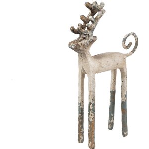 Clayre & Eef 6Y5660 Décoration Cerf 16x5x25 cm