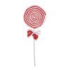 Clayre & Eef 65853 Décoration de Noël Lollipop rouge blanc 15x1x41 cm Plastique