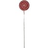 Clayre & Eef 65867 Décorations de Noël Lollipop rouge blanc 6x2x40 cm Plastique