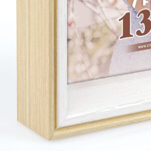 ZEP Cadre photo Essen 10x15 cm Naturel bois pour format vertical et horizontal